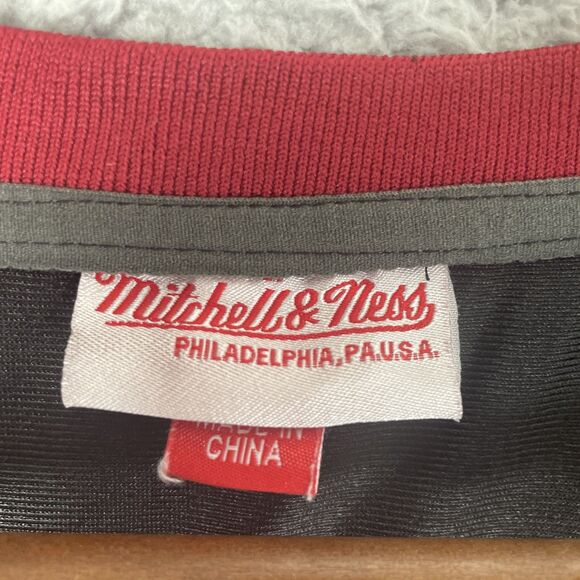 VTG Mitchell & Ness Jersey 2001 NBA Finals Allen Iverson 76ers Mens 5XL Black - Picture 4 of 10